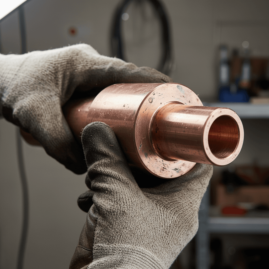 Close-up of high-quality electrical connector