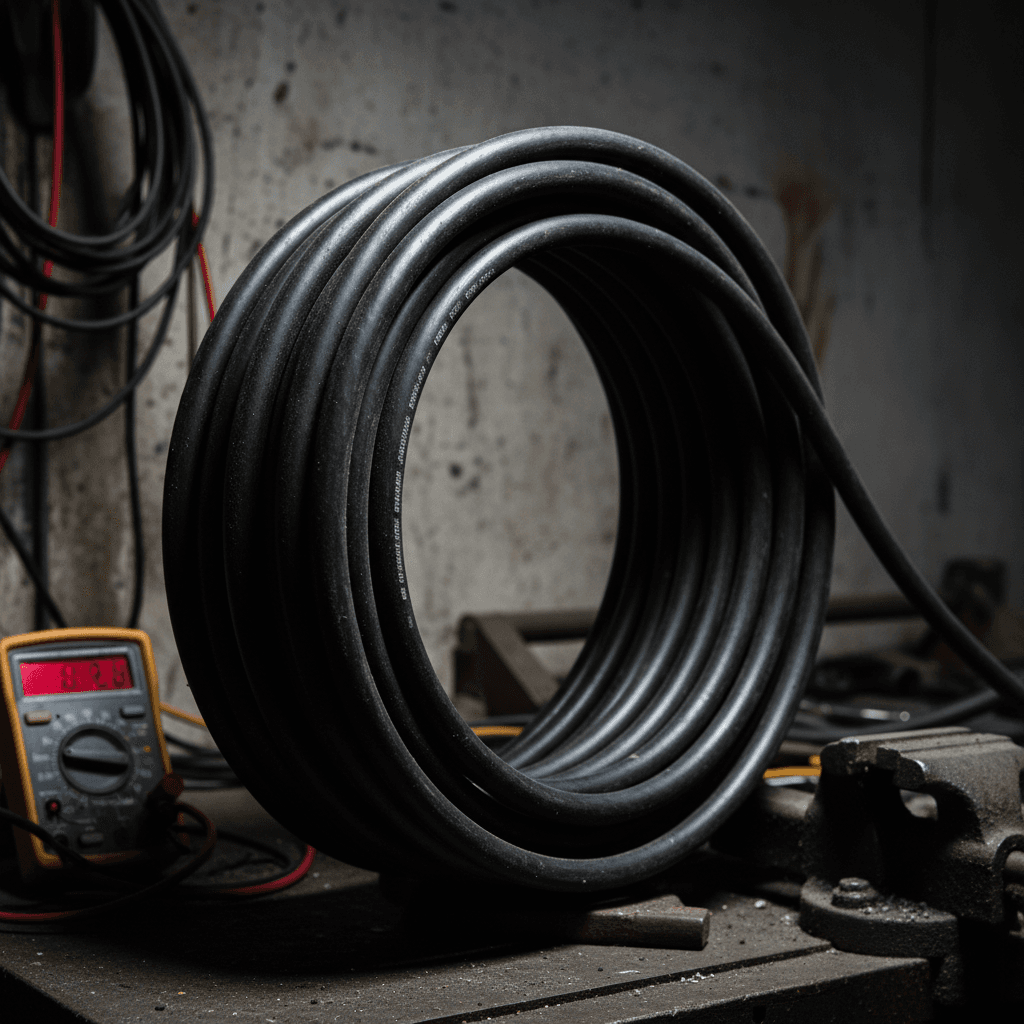 High-quality electrical cable showing durability and insulation